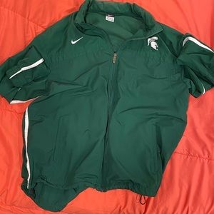 MSU Full zip windbreaker (XXL)